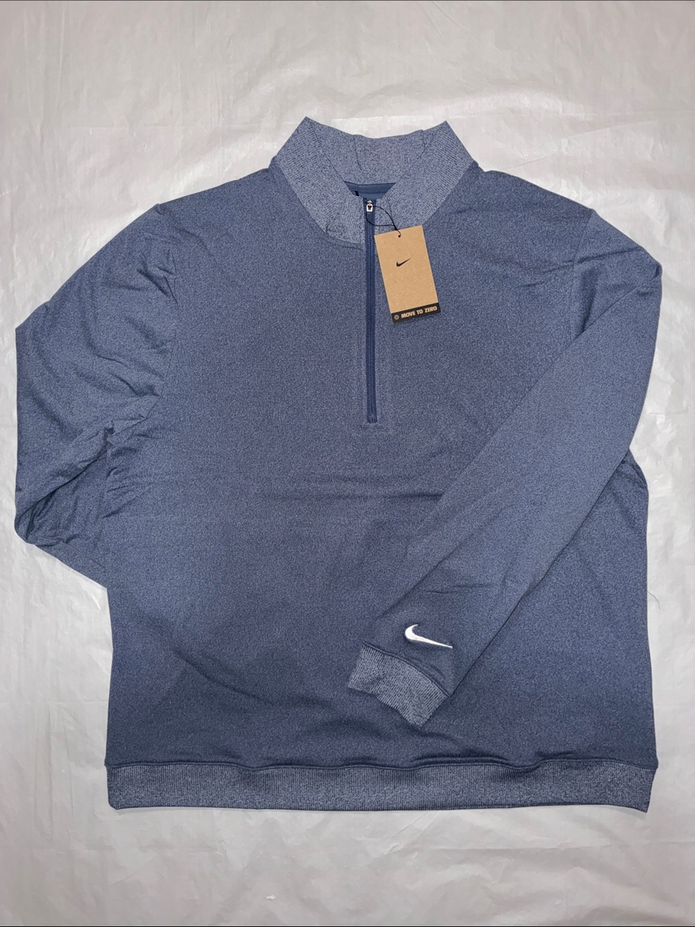 Nike Men’s Heathered Navy Quarter-Zip Pullover